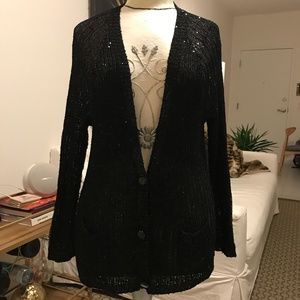 BCBG MaxAzria | Cardigan | Black | Medium